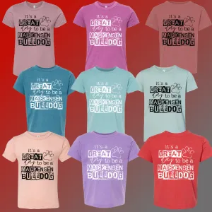 Mackensen - FUN COLORS It's A Great Day Tee - MADE TO ORDER/TWO WEEKS