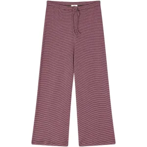 Mads Nørgaard Rosin/Carmine Rose 2x2 Cotton Stripe Verona Pants