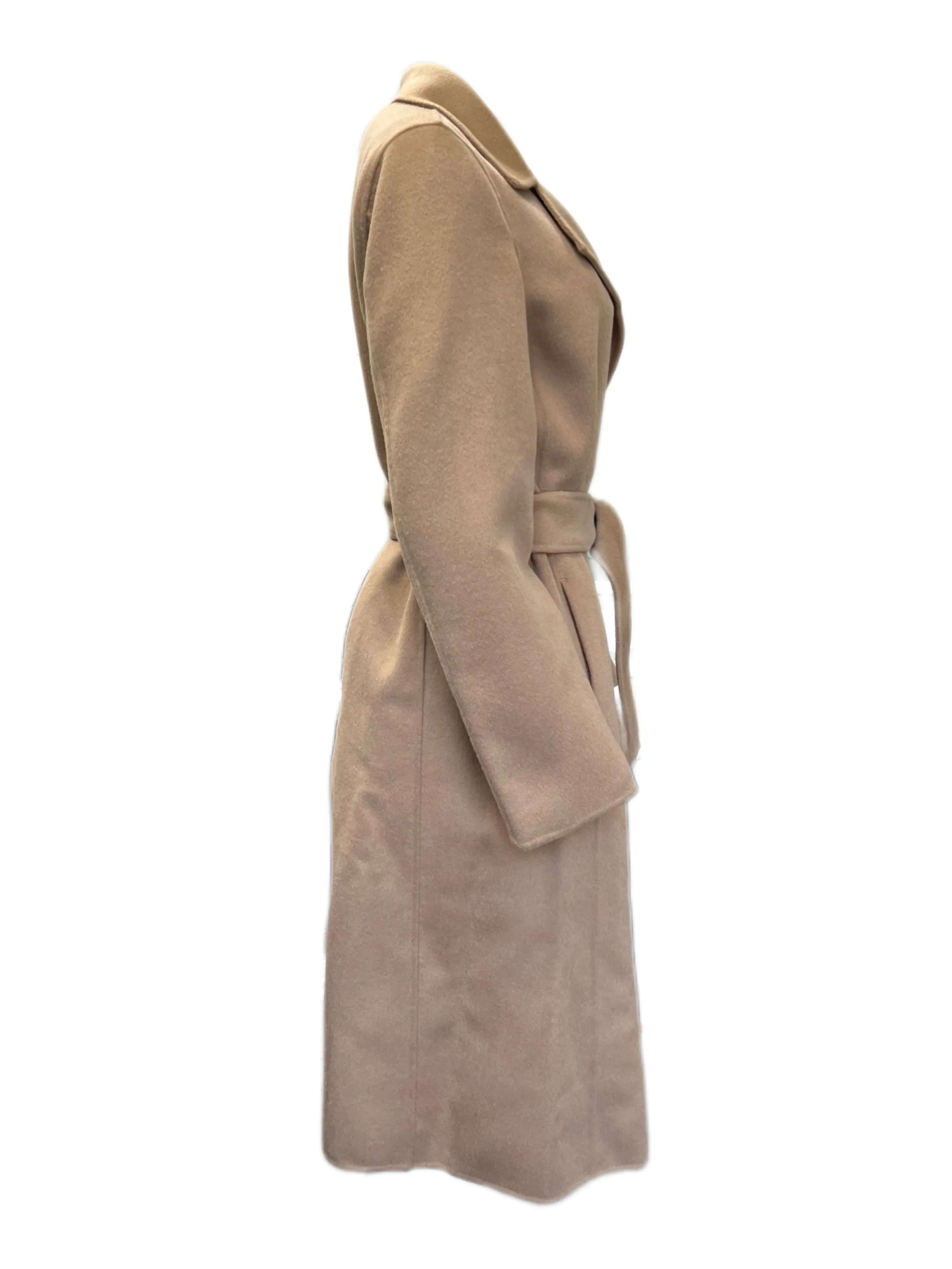 Marella By Max Mara Women's Camel Tigre Wool Coat NWT