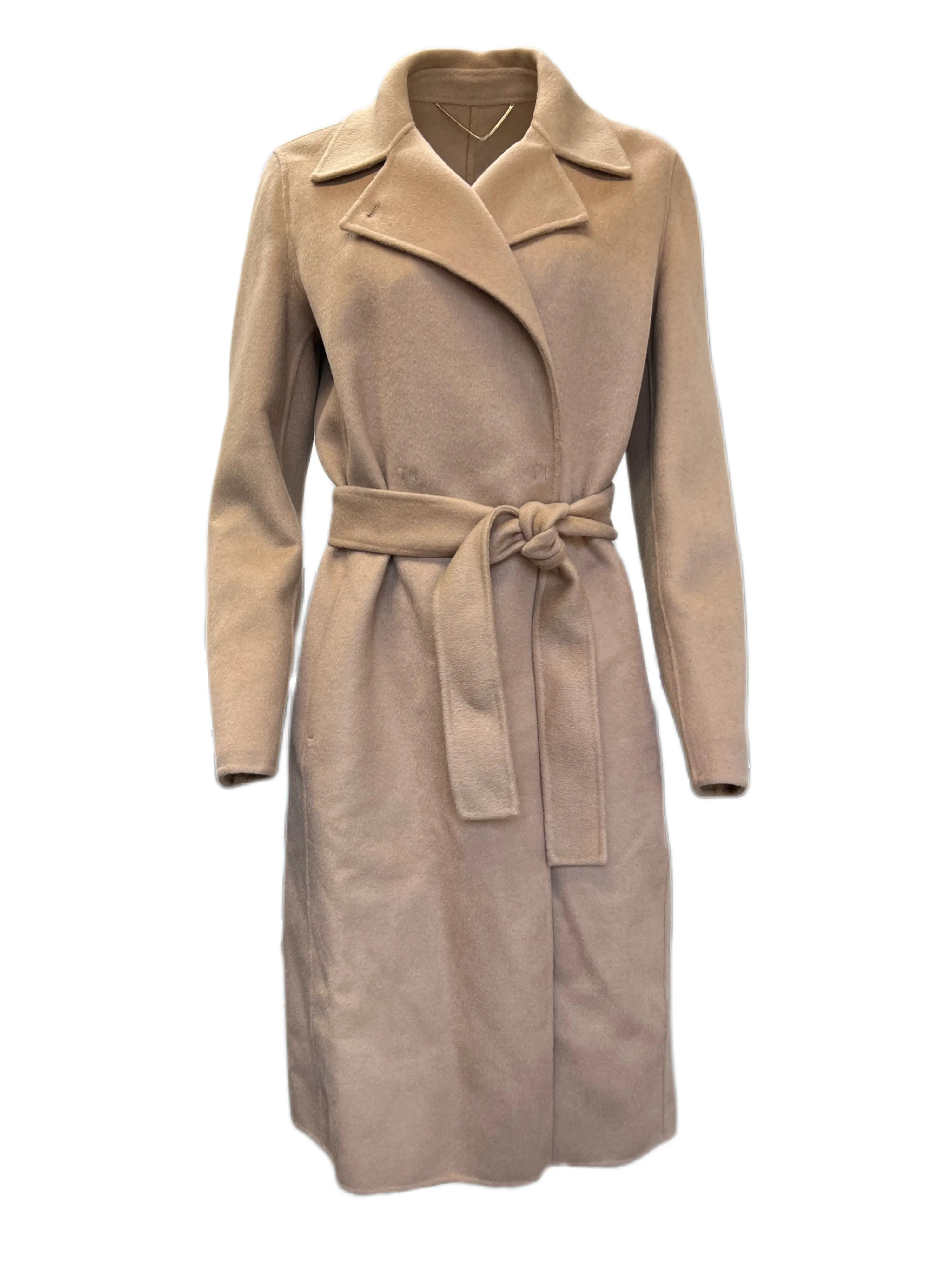 Marella By Max Mara Women's Camel Tigre Wool Coat NWT