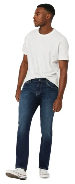 Mavi Men's Jake Size 36/32 Regular Slim Dark Brushed Organic Move Jeans