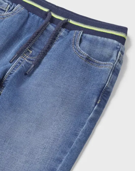 MAYORAL<BR>
Soft Denim Jeans<BR>
Denim<BR>