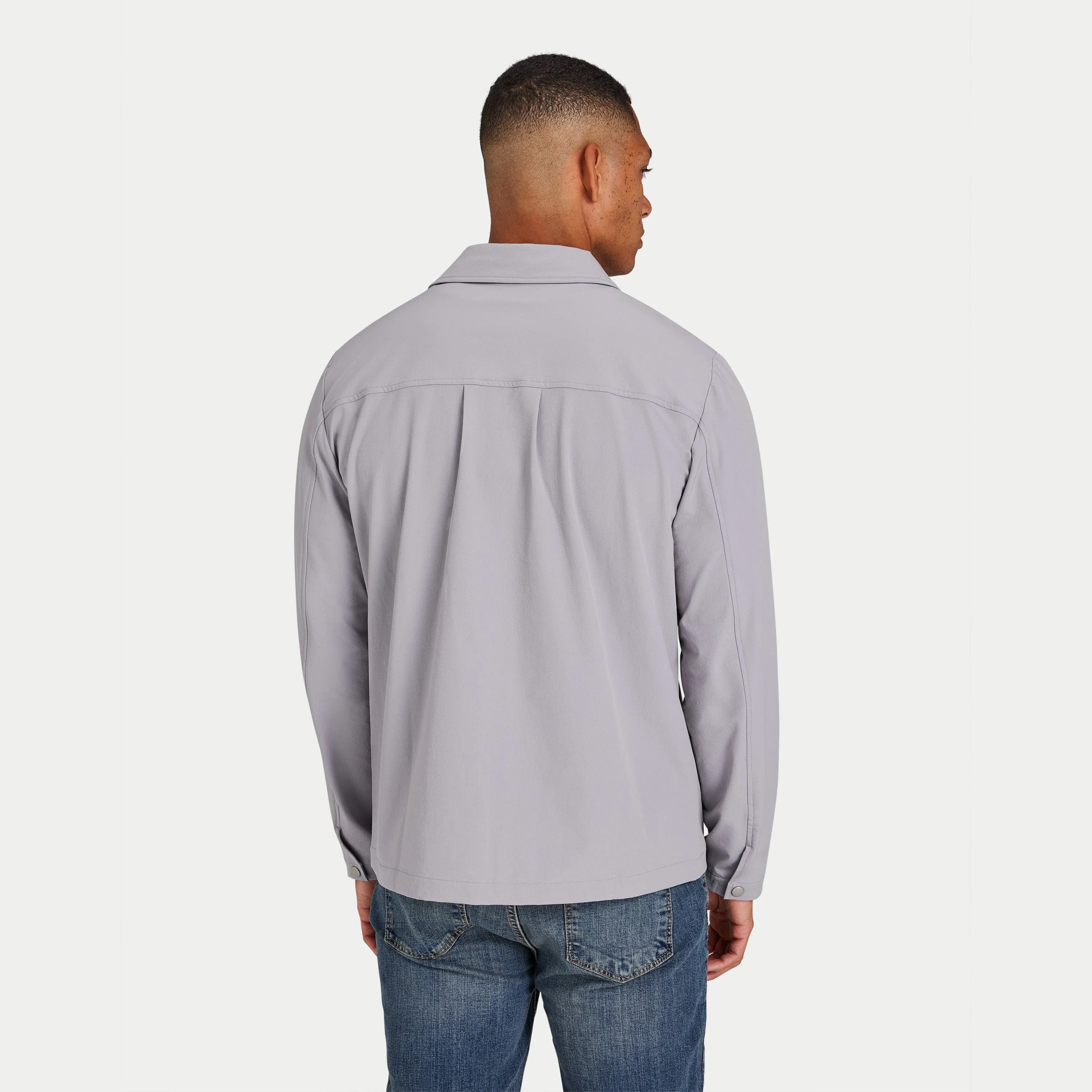 Mens Refined Tech Jacket - Sleet