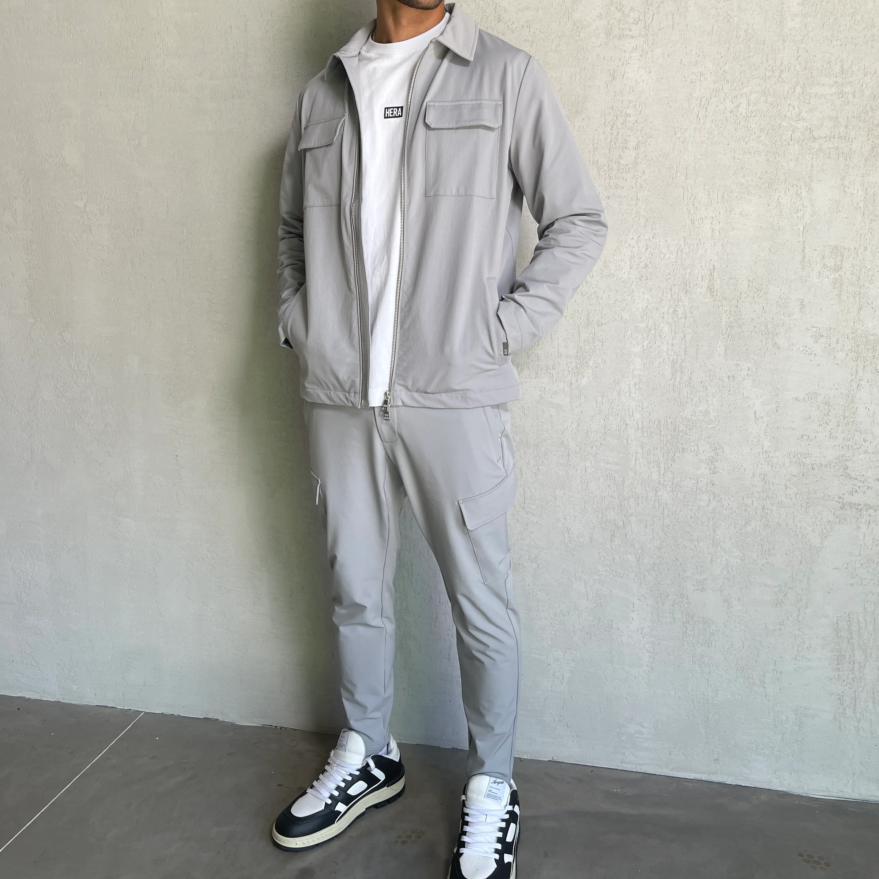 Mens Refined Tech Jacket - Sleet
