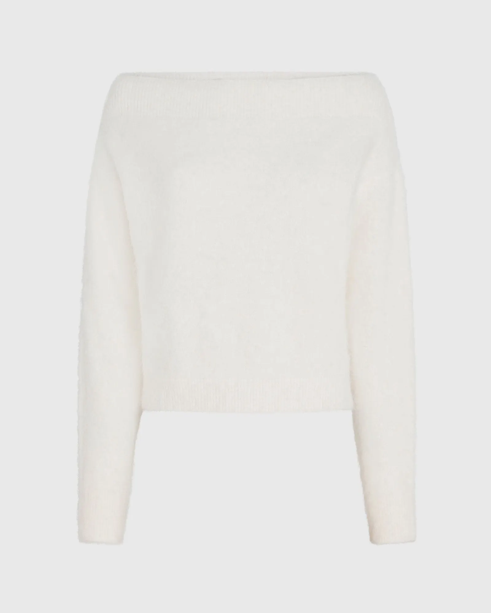 Off-The-Shoulder Alpaca Blend Sweater