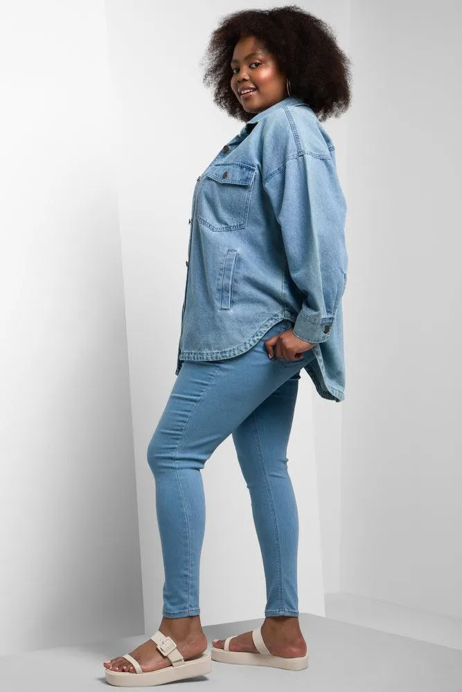Pull On Jeggings Blue