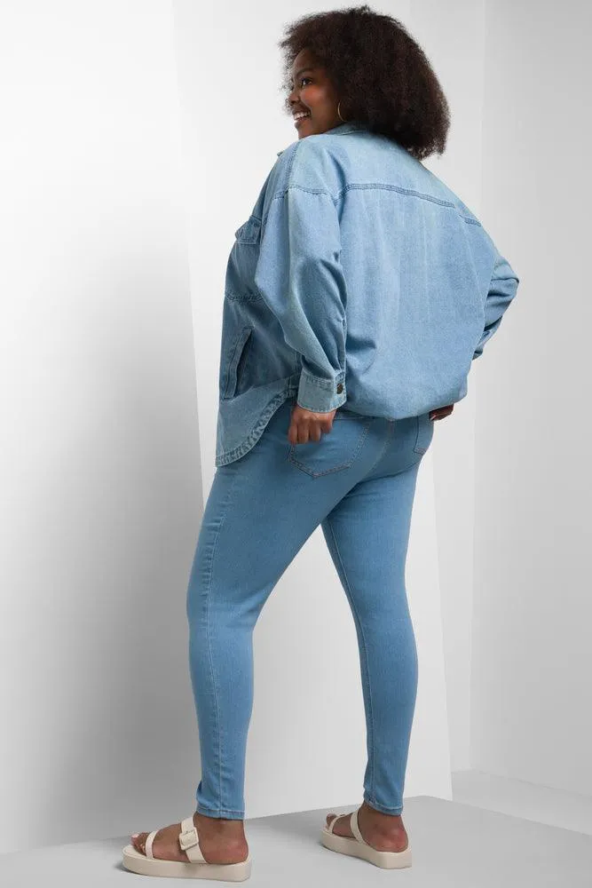 Pull On Jeggings Blue