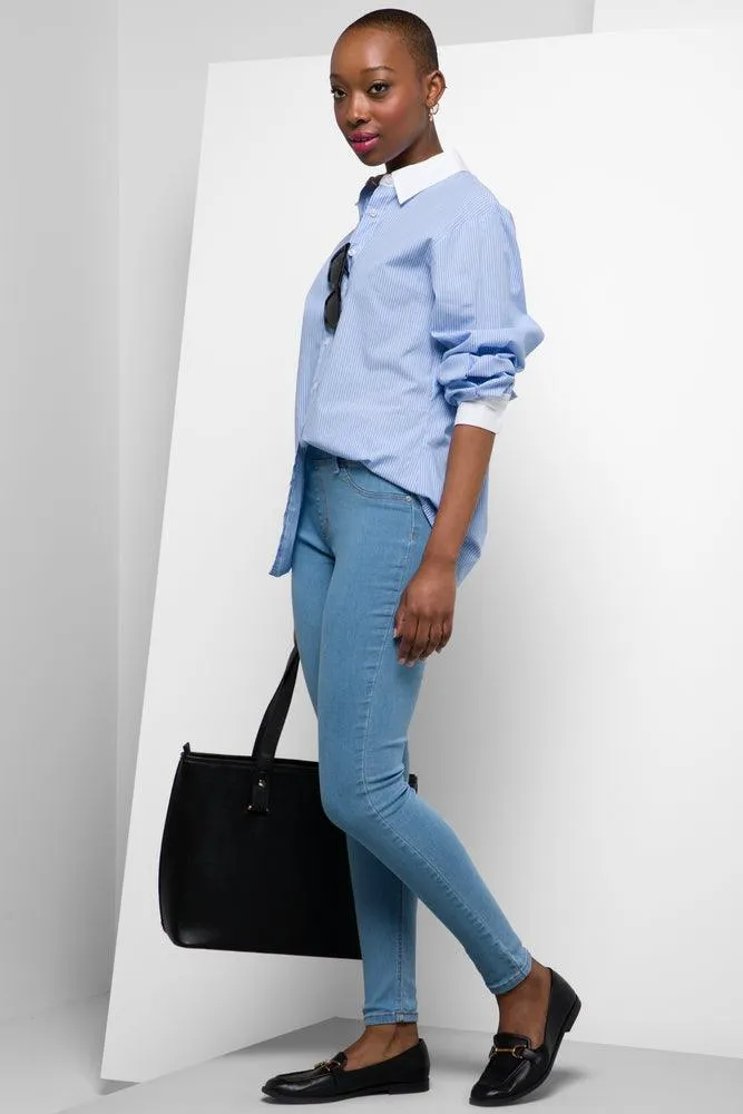 Pull On Jeggings Blue