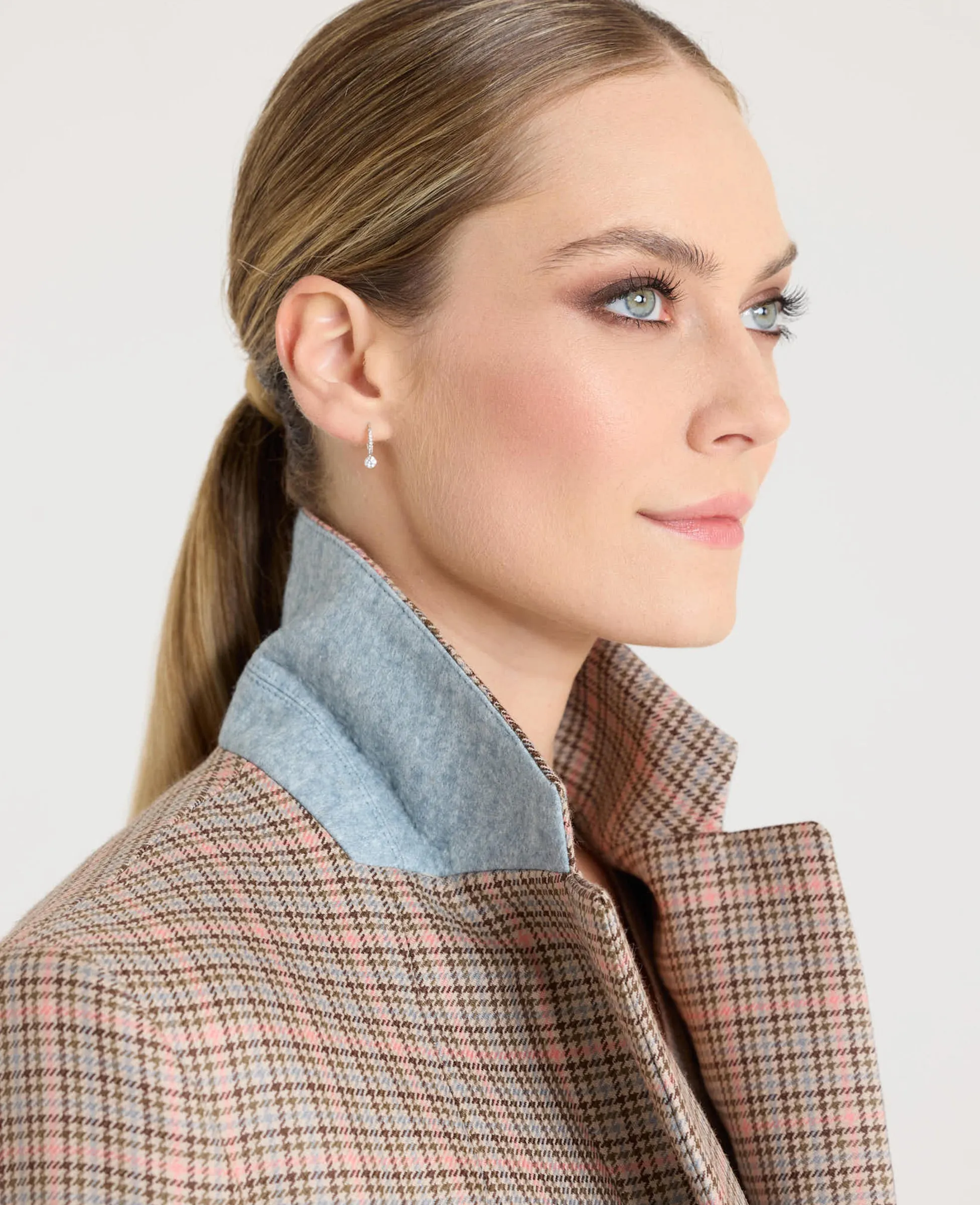 Ralley Single Breasted Check Jacket
