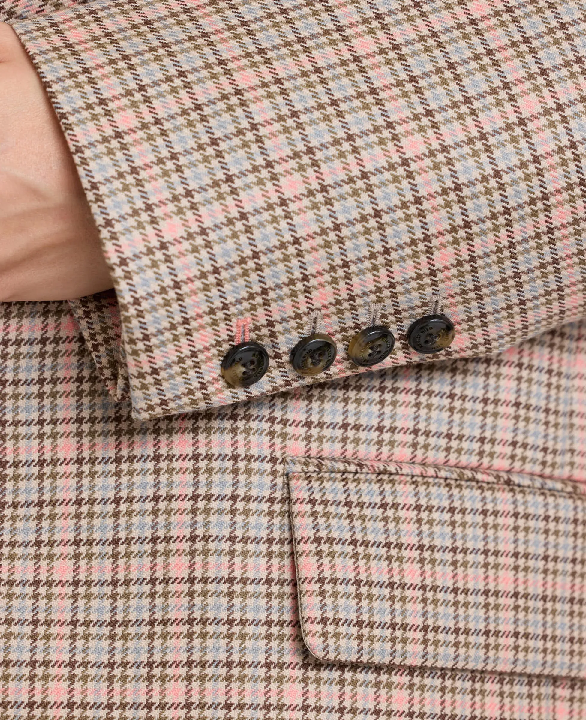 Ralley Single Breasted Check Jacket
