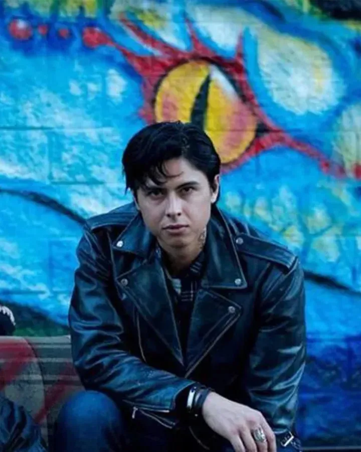 Riverdale Jordan Connor Black Leather Jacket