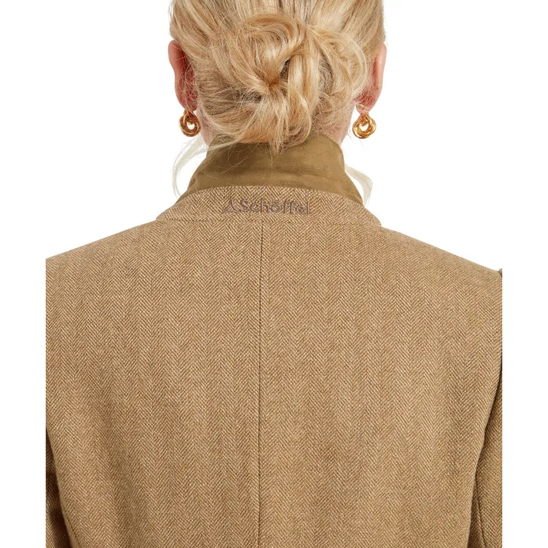 Schoffel Moray Tweed Ladies Jacket - Oak Herringbone Tweed