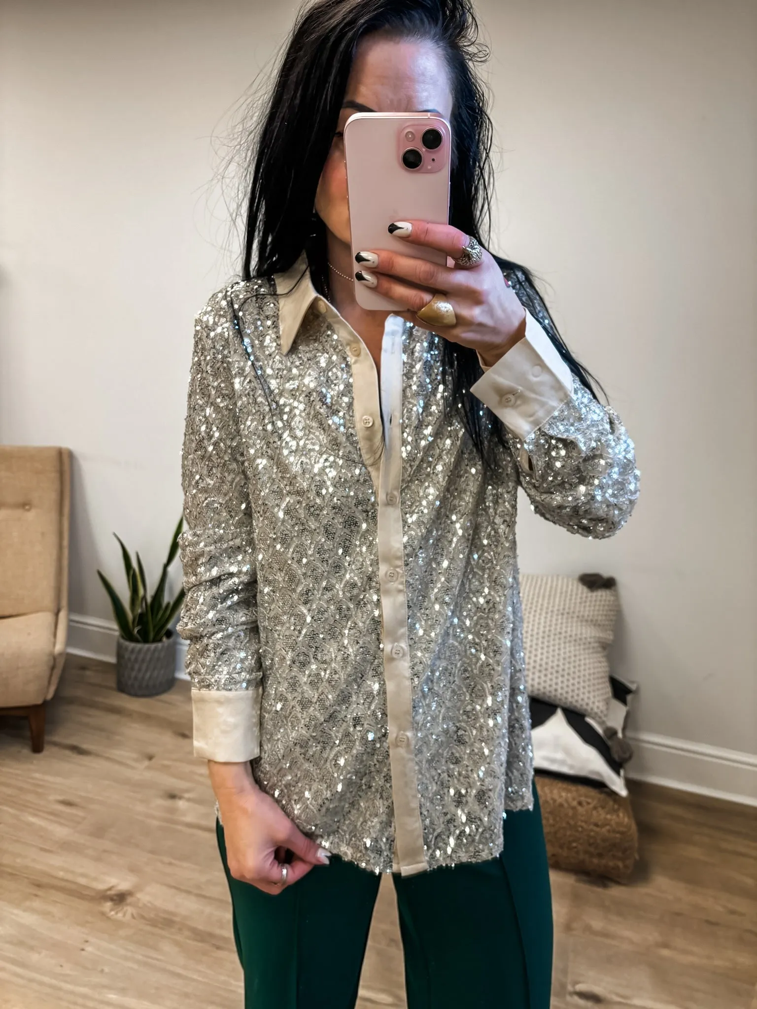 Sequin Shirt