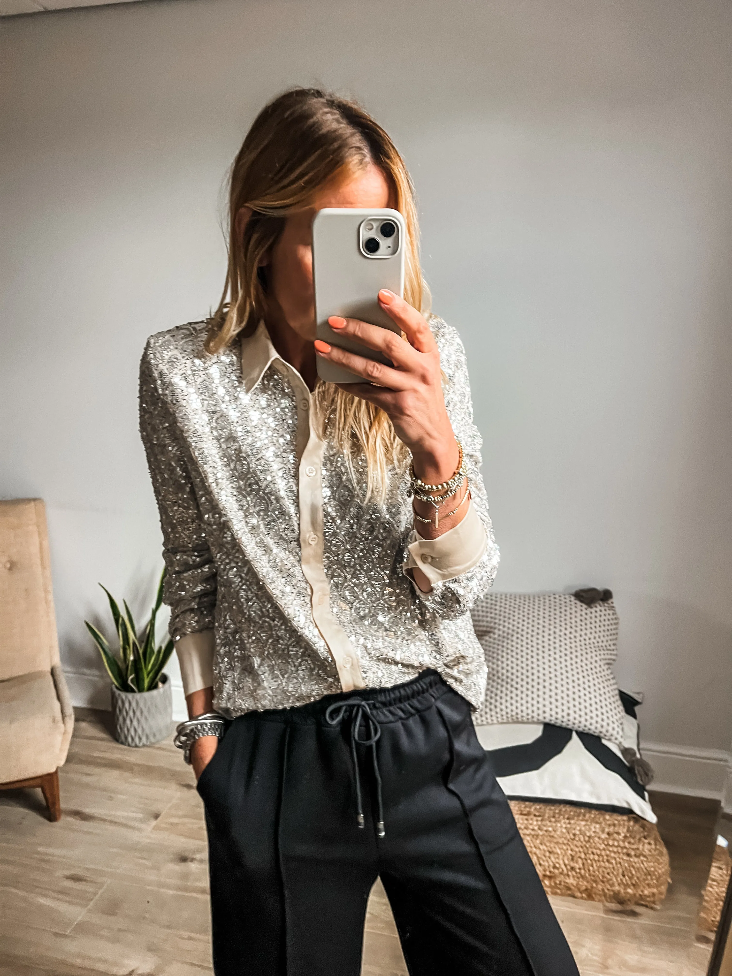 Sequin Shirt