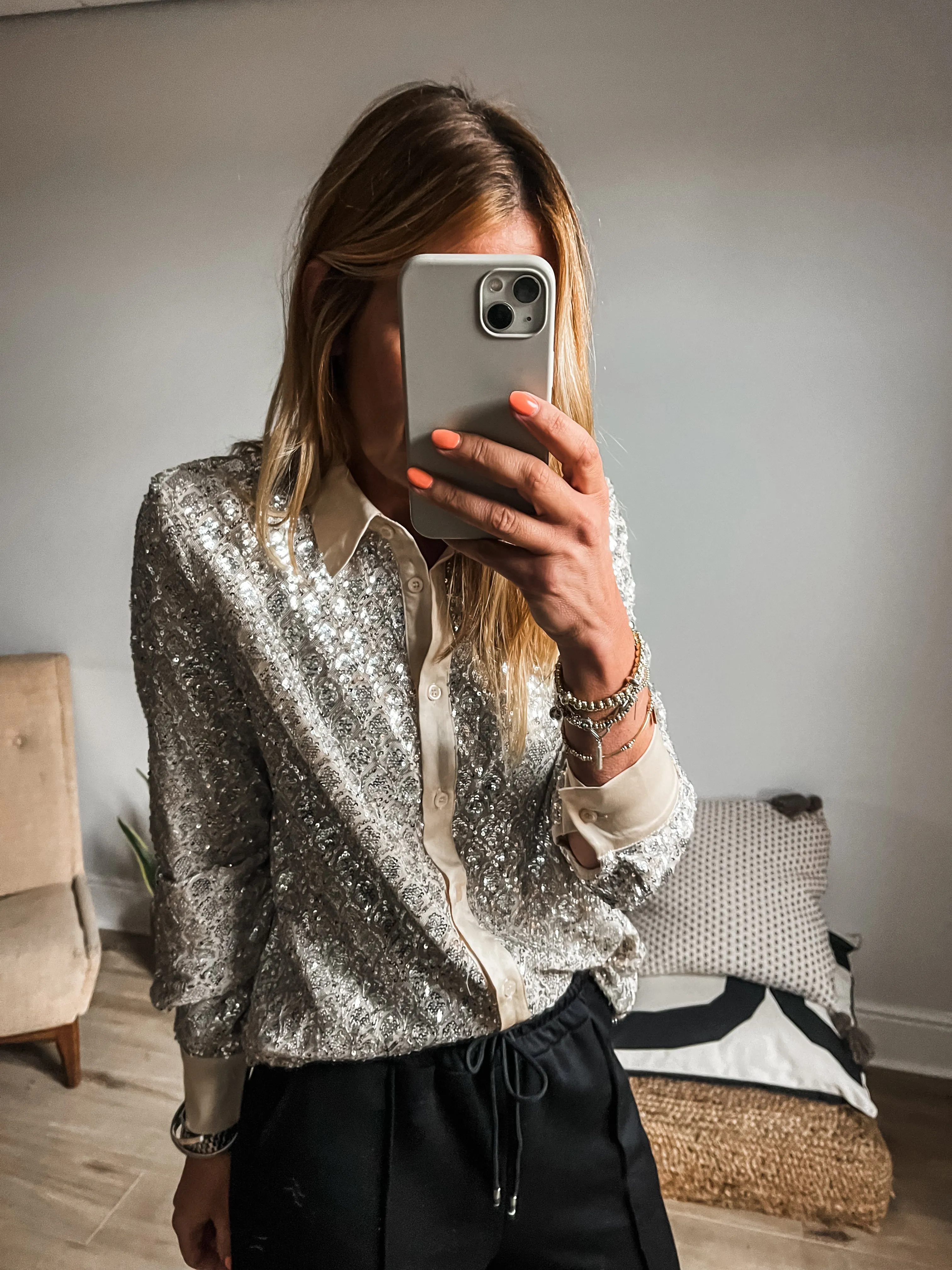 Sequin Shirt