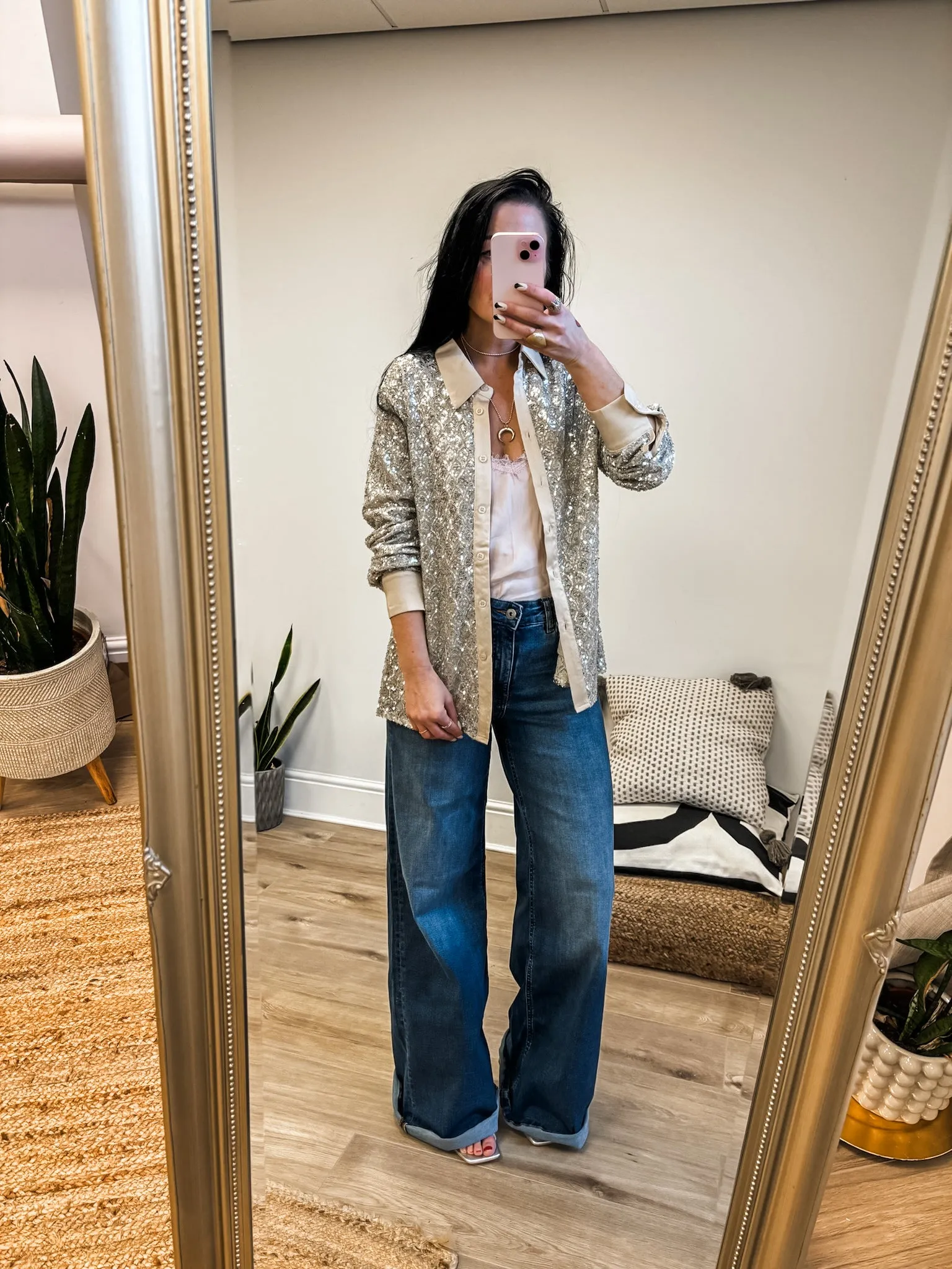 Sequin Shirt