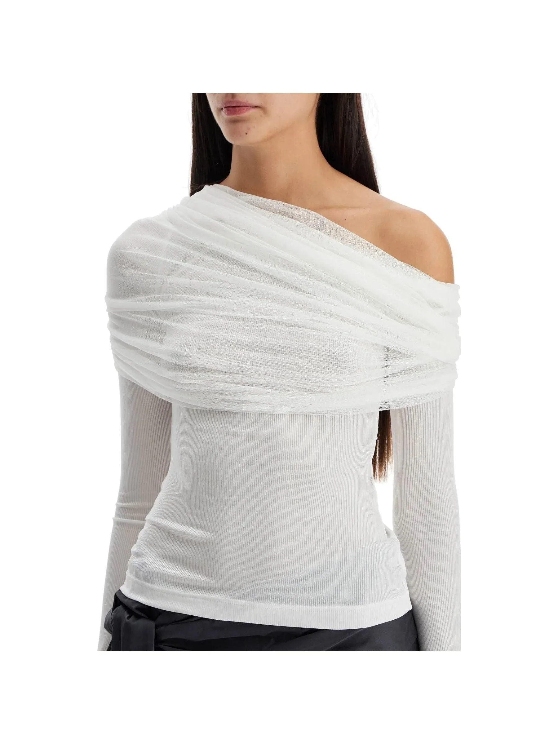 Sonora Off-Shoulder Ribbed Sweater