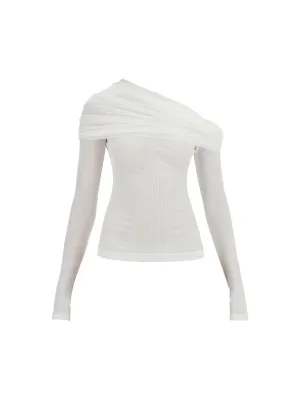 Sonora Off-Shoulder Ribbed Sweater
