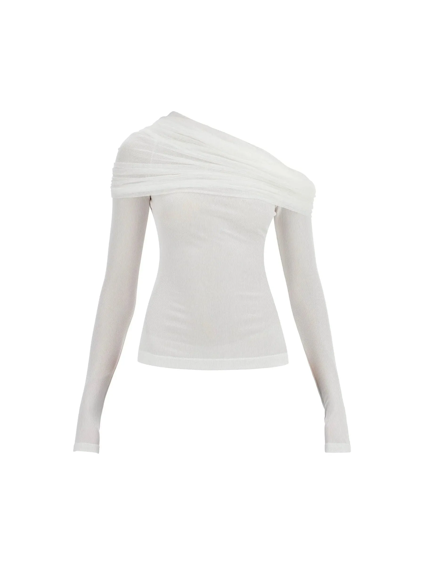 Sonora Off-Shoulder Ribbed Sweater