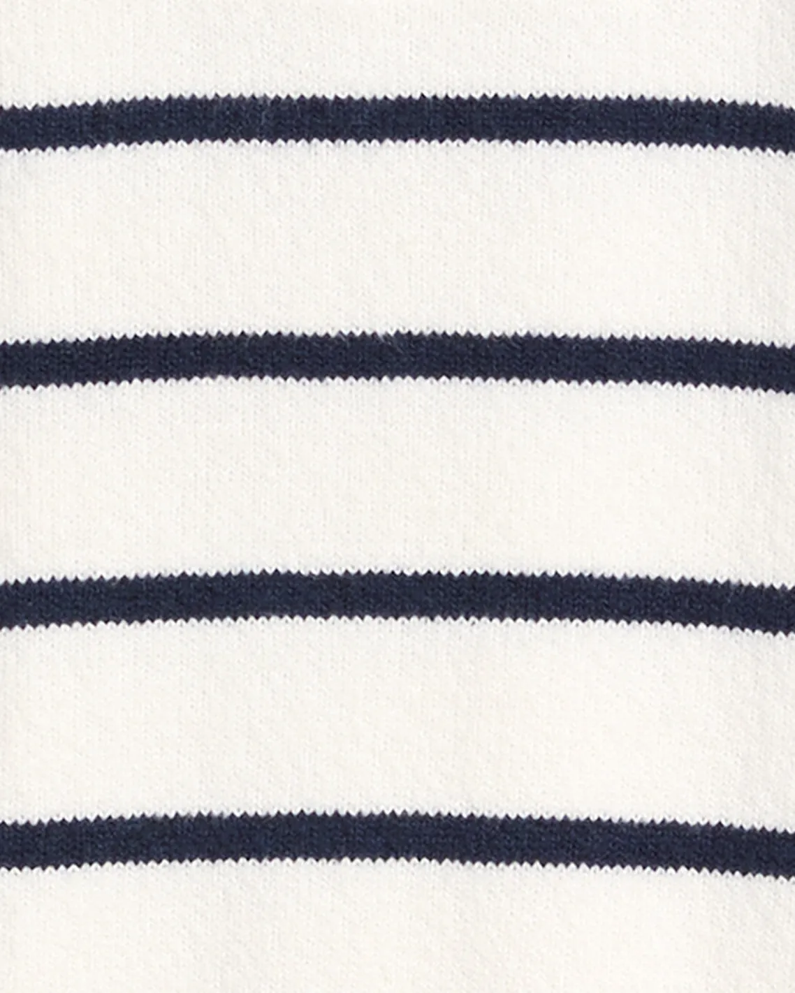 Striped Quarter Zip Sweater in Mariner Stripe