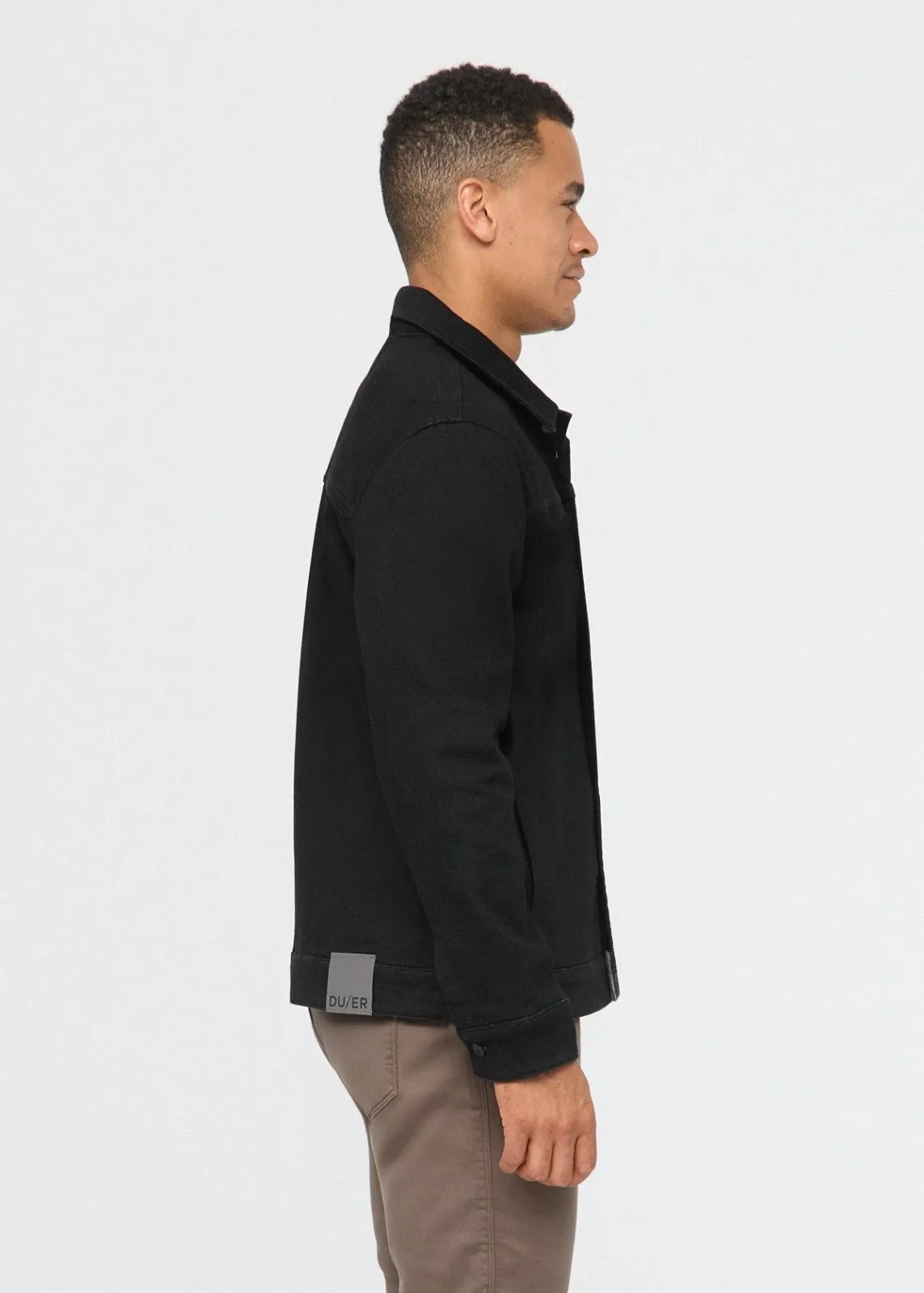 Tech Fleece Denim Jacket - Washed Black / Grey