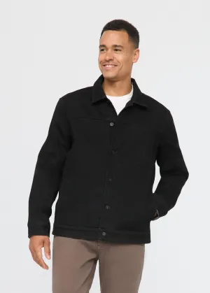 Tech Fleece Denim Jacket - Washed Black / Grey