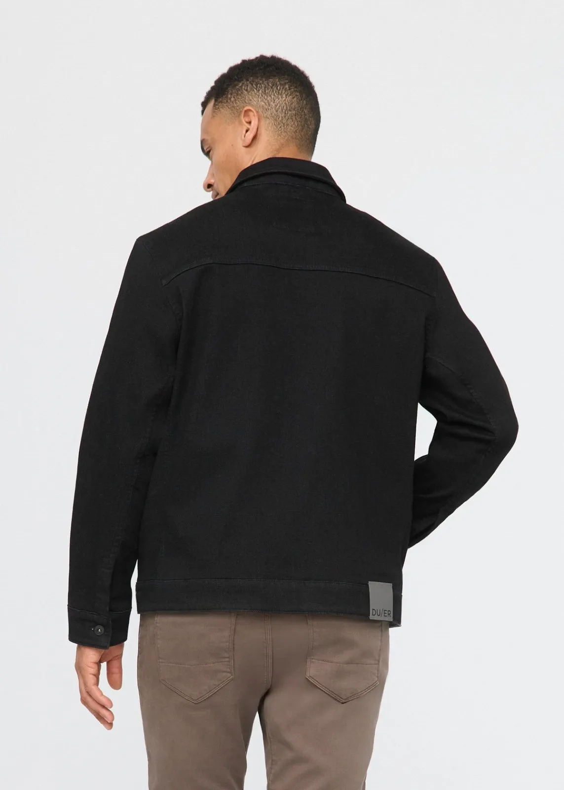 Tech Fleece Denim Jacket - Washed Black / Grey