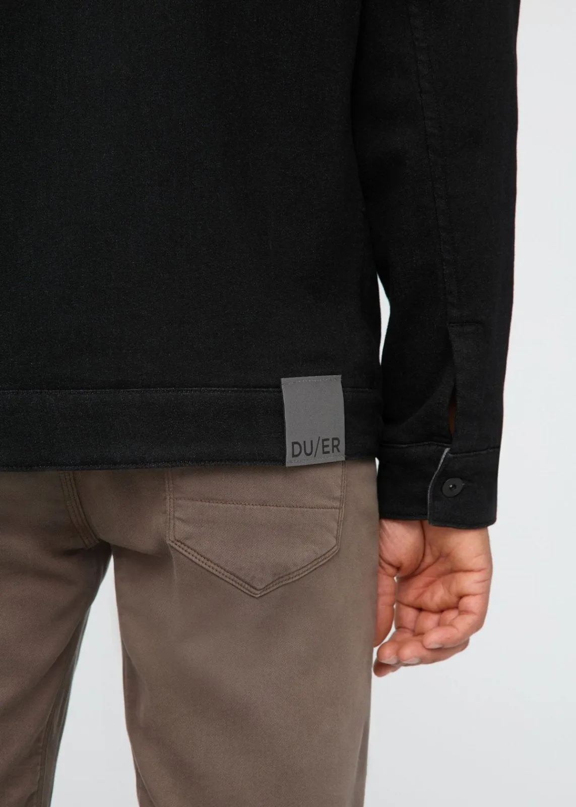 Tech Fleece Denim Jacket - Washed Black / Grey