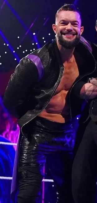 The Judgement Day Finn Balor Black Casual Leather Jacket | WWE Men Leather Jacket