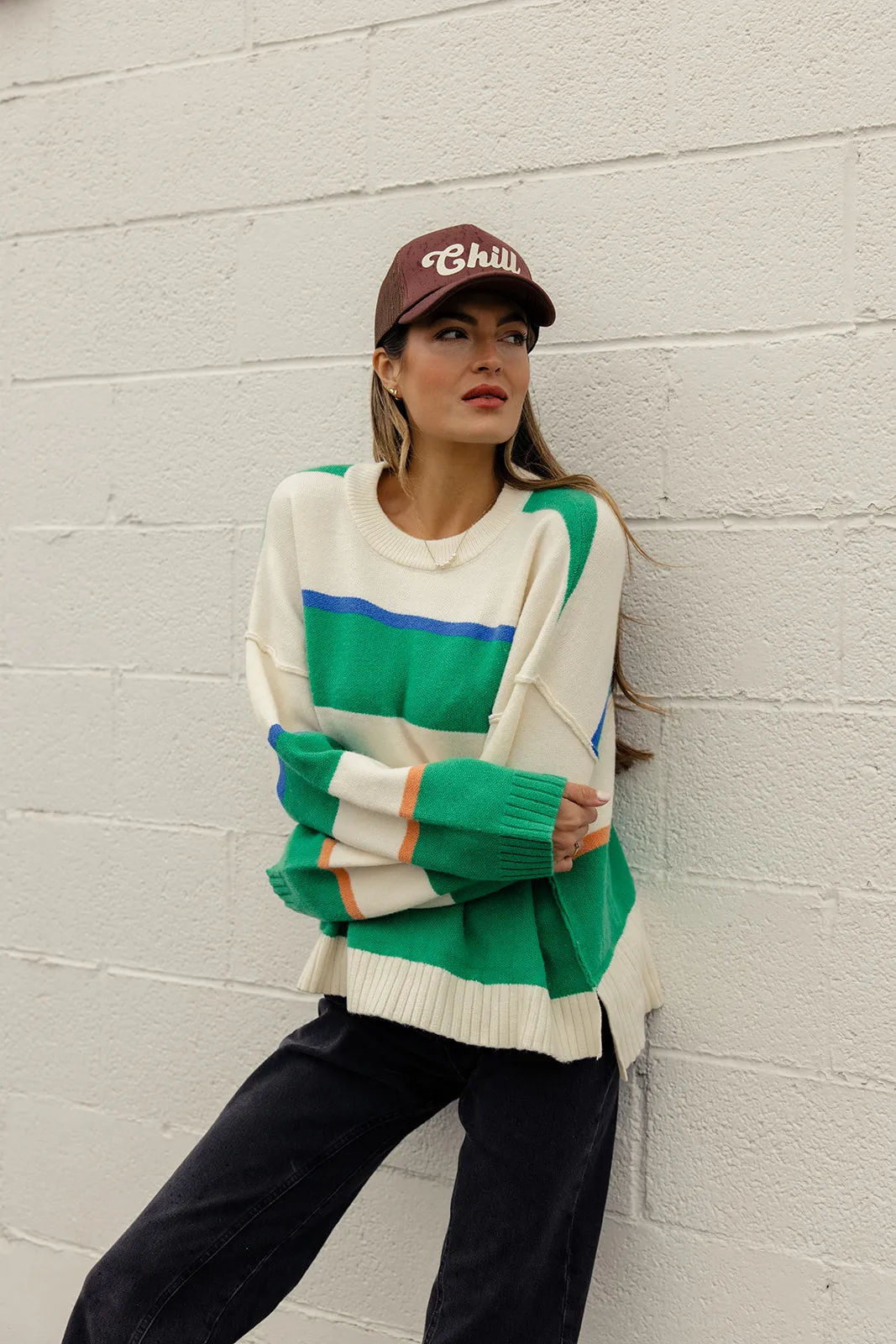 Wear This All The Time Stripe Sweater