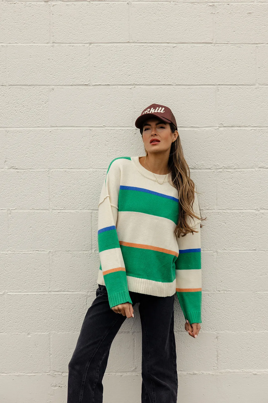Wear This All The Time Stripe Sweater