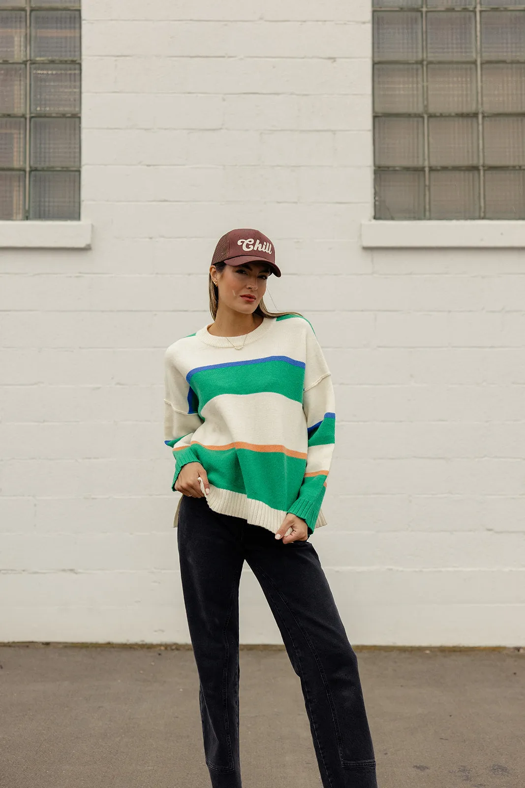 Wear This All The Time Stripe Sweater