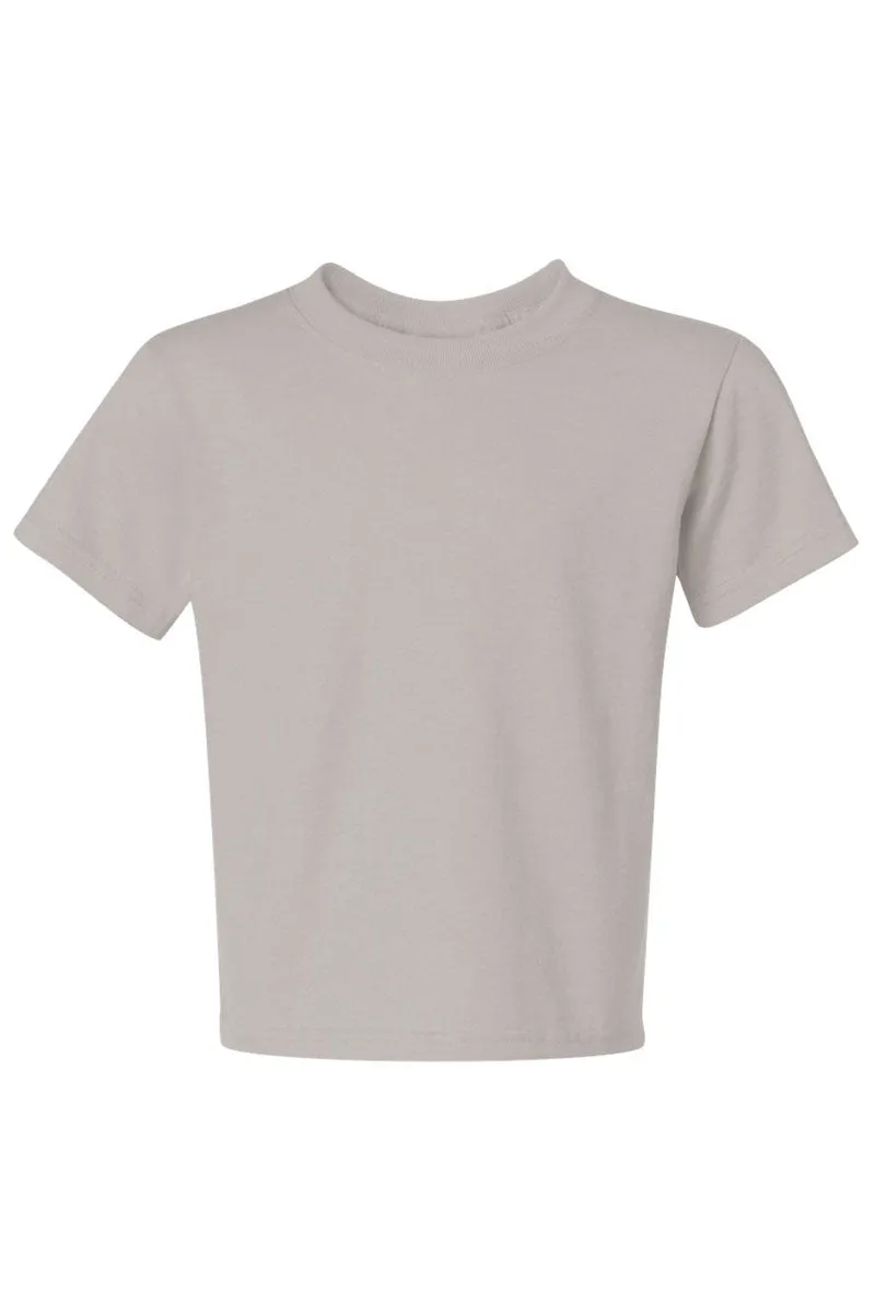 Youth Tis The Season Baseball Purple and Gold Dri-Power 50/50 T-Shirt